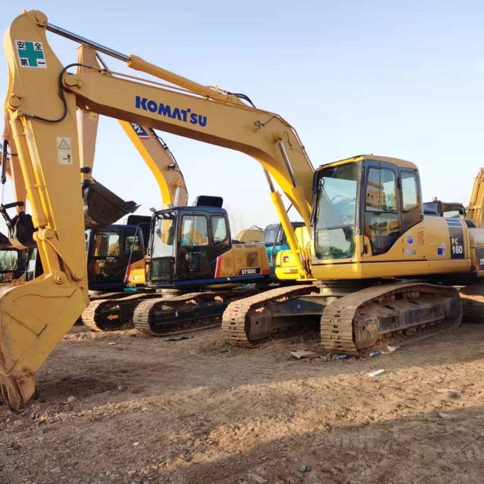 2023 Komatsu PC160-7 crawler excavator, side view