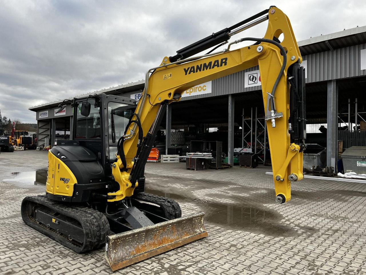 2021 Yanmar VIO57-6B mini excavator, side view 2021 Yanmar VIO57-6B mini excavator, side view
