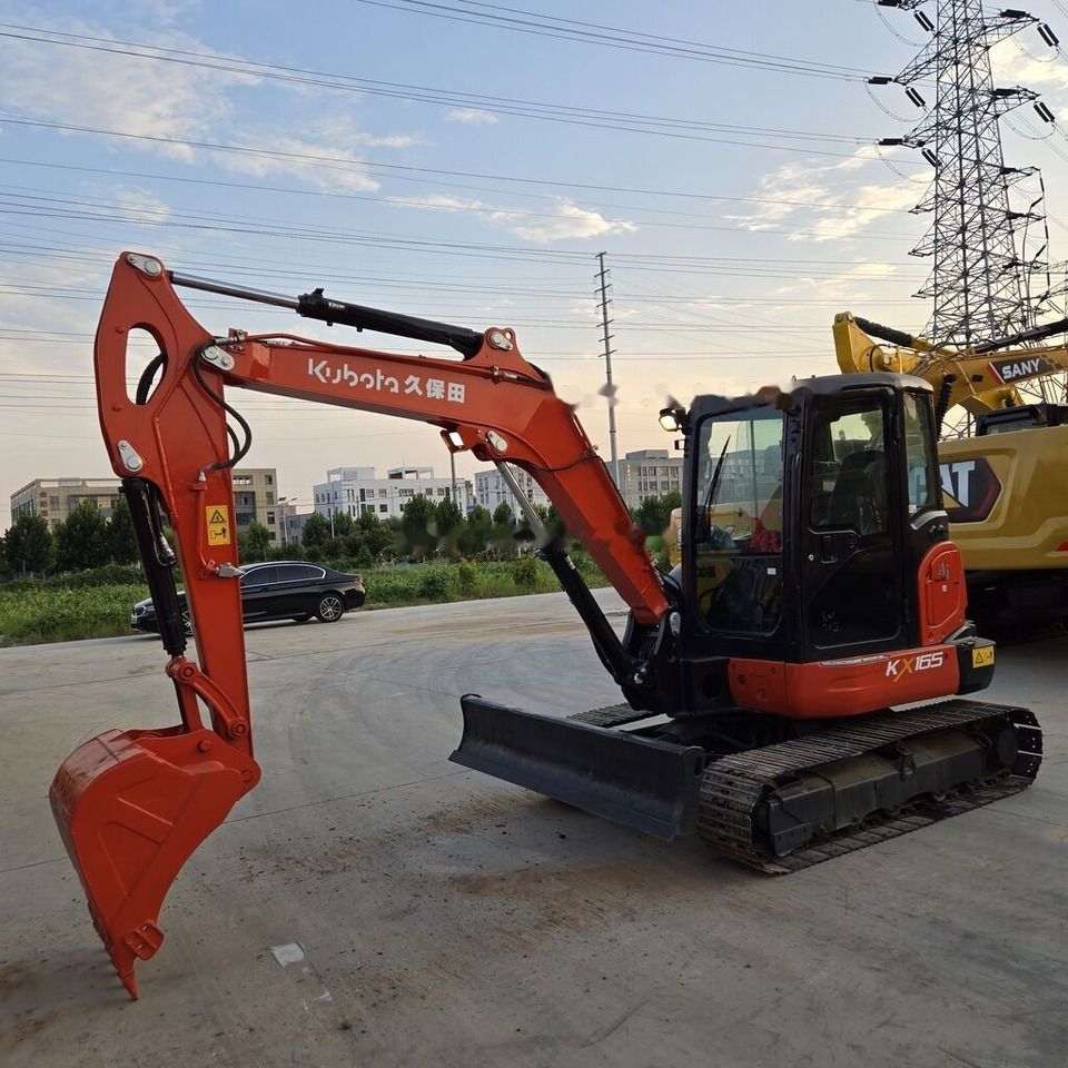 2023 Kubota KX165 mini excavator, side profile view