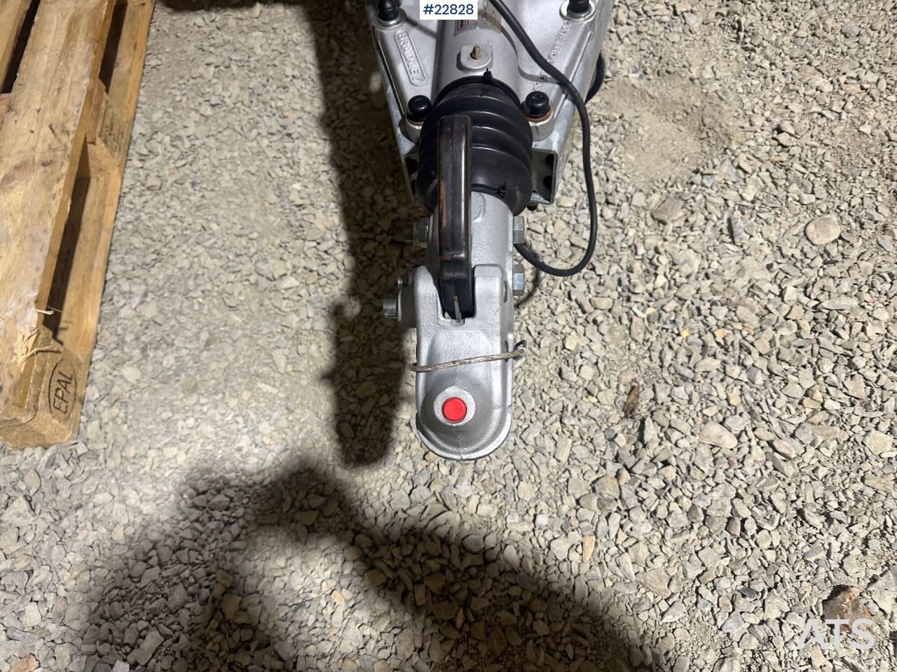 2019 Caterpillar 302CR mini excavator trailer hitch detail