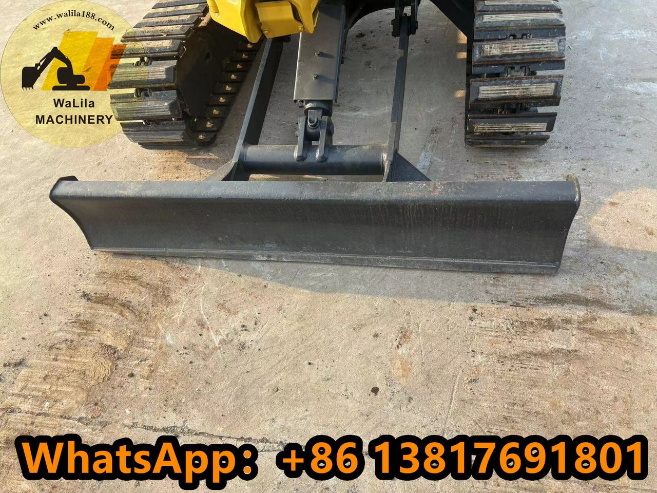 2023 Komatsu PC35MR mini excavator front blade view