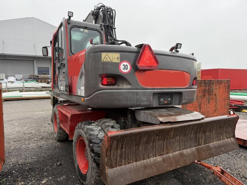2005 Volvo EW160B wheel excavator rear view 2005 Volvo EW160B wheel excavator rear view