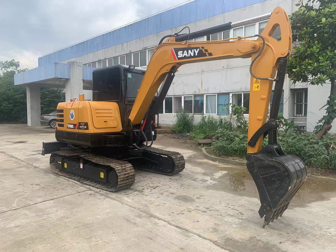 2023 Sany SY60C crawler excavator, side profile view 2023 Sany SY60C crawler excavator, side profile view