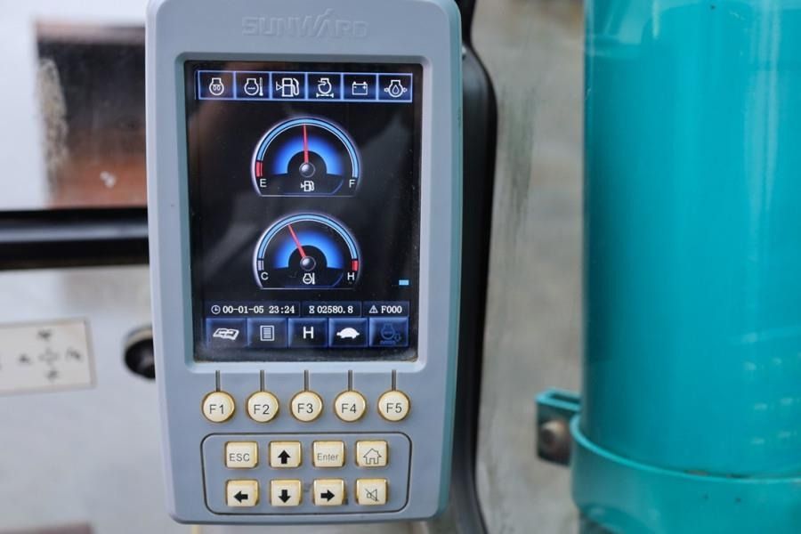 2022 Sunward SWE215F crawler excavator cab monitor display