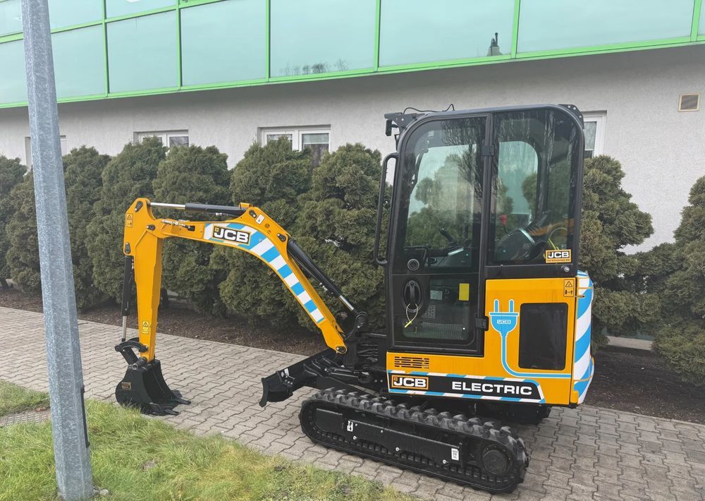 2023 JCB 19C-1 Electric mini excavator, side view 2023 JCB 19C-1 Electric mini excavator, side view