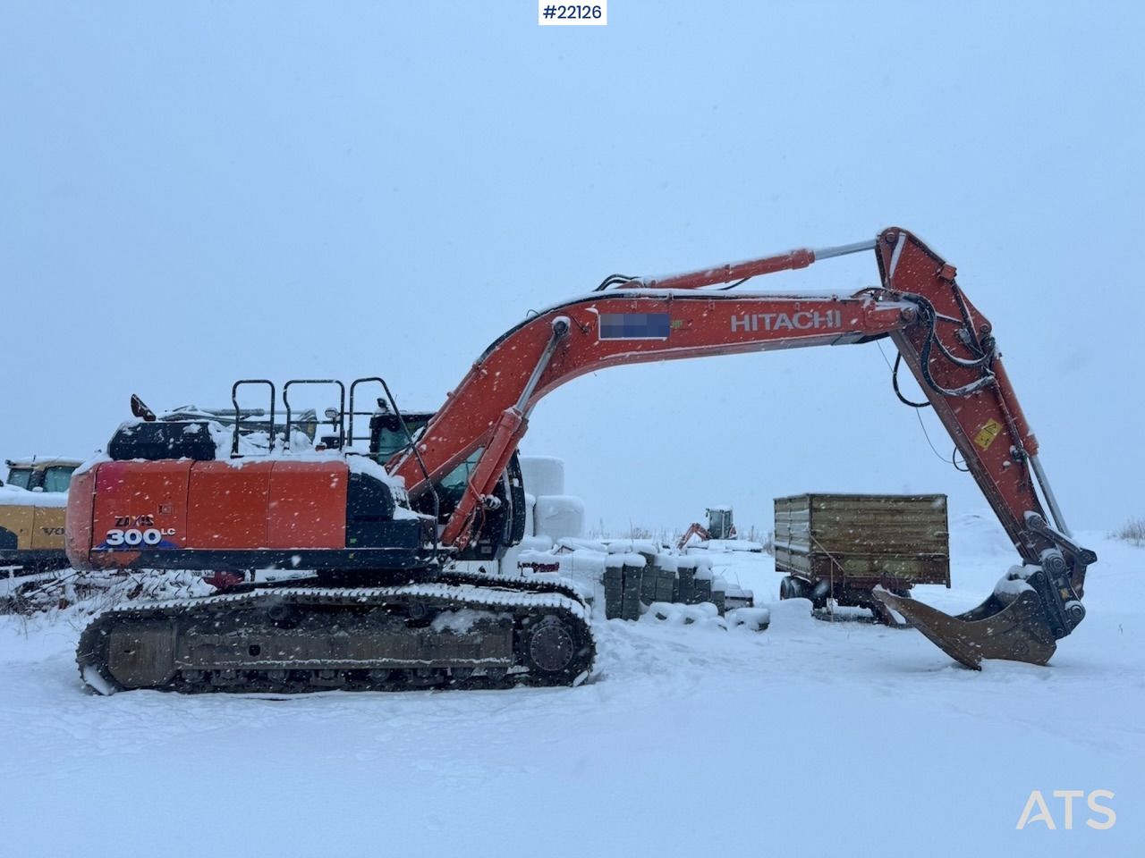 2019 Hitachi ZX300LC-6 crawler excavator, side view