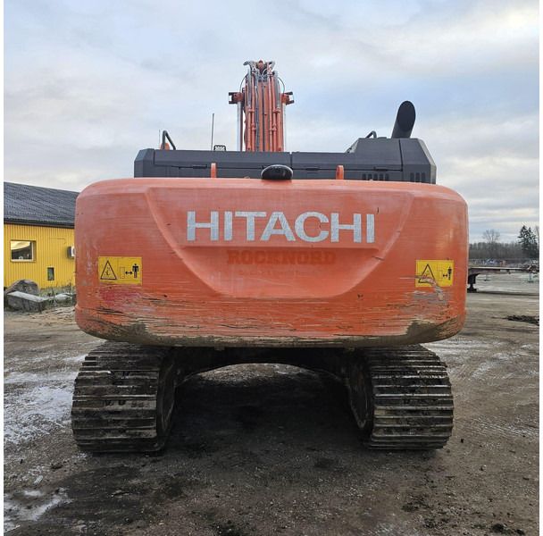 2018 Hitachi ZX350LC-6 crawler excavator, rear view 2018 Hitachi ZX350LC-6 crawler excavator, rear view