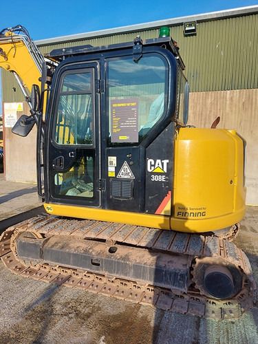 2019 Caterpillar 308E2CR crawler excavator side view 2019 Caterpillar 308E2CR crawler excavator side view
