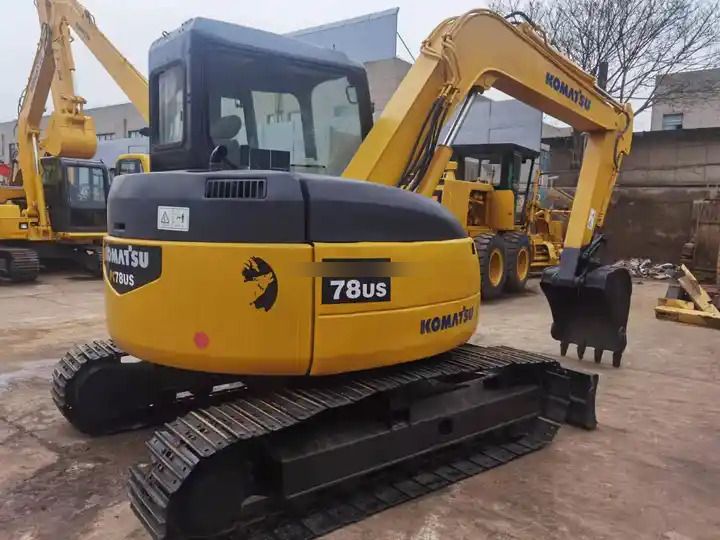 2021 Komatsu PC78US crawler excavator, rear three-quarter view 2021 Komatsu PC78US crawler excavator, rear three-quarter view