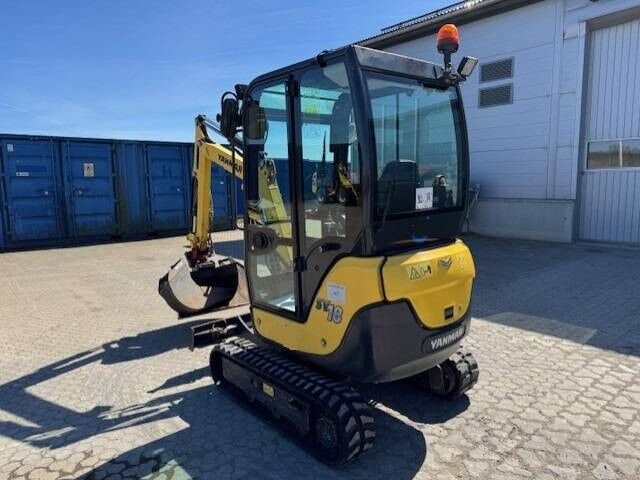 2020 Yanmar SV18 mini excavator, rear three-quarter view 2020 Yanmar SV18 mini excavator, rear three-quarter view