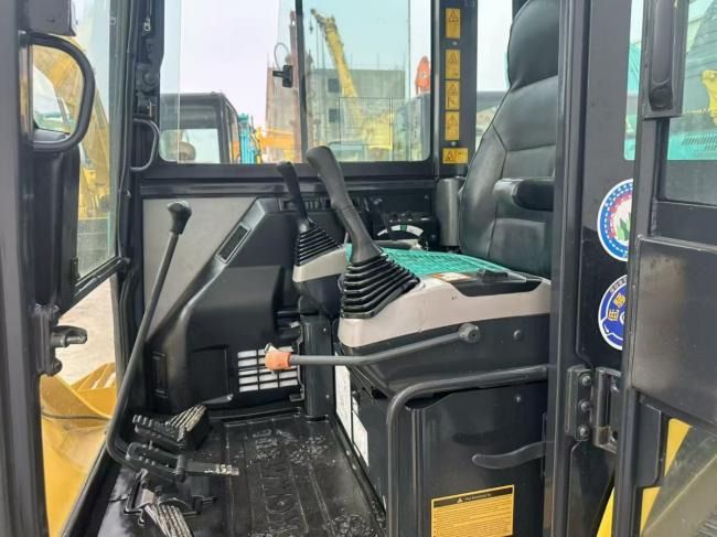 2022 Komatsu PC56MR-8 crawler excavator interior cab view