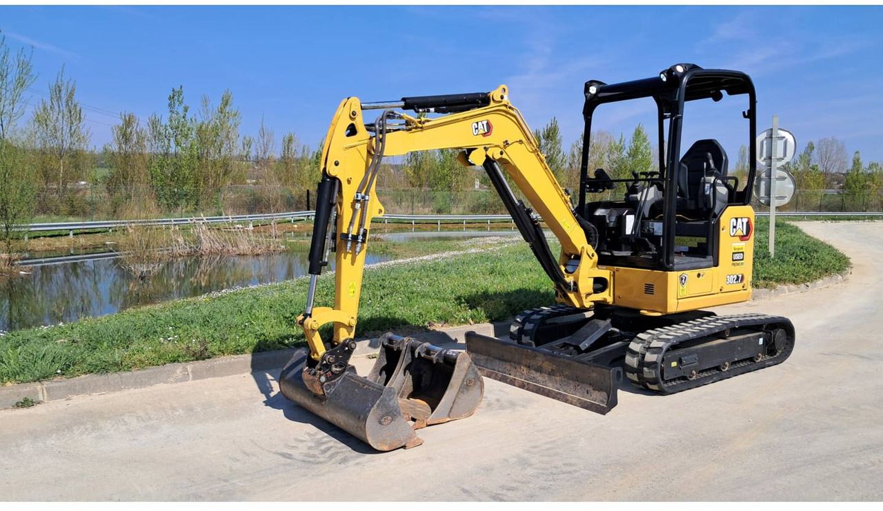 2023 Caterpillar 302.7 crawler excavator, side view 2023 Caterpillar 302.7 crawler excavator, side view