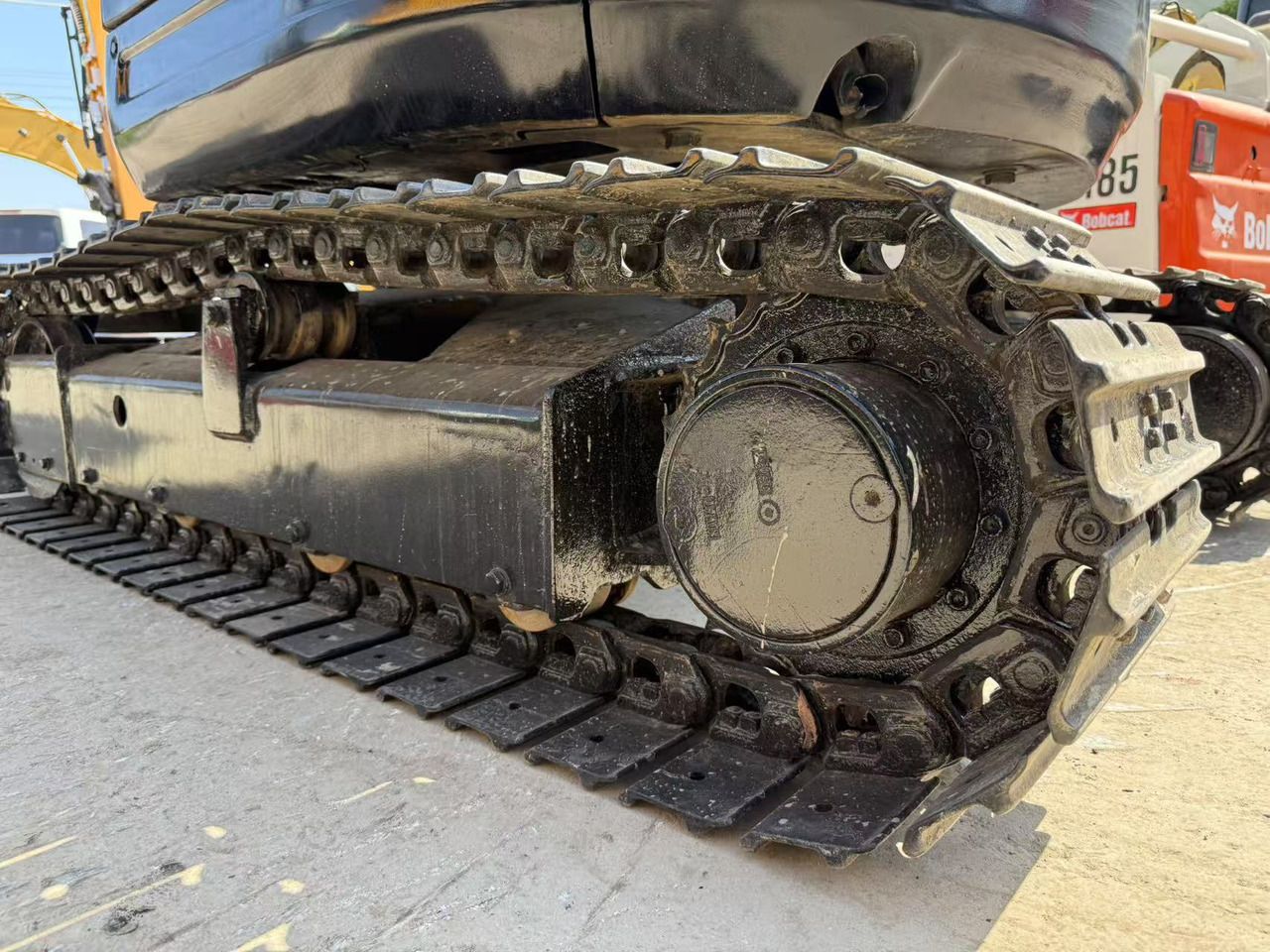 2020 Sany SY35U mini excavator track assembly detail 2020 Sany SY35U mini excavator track assembly detail