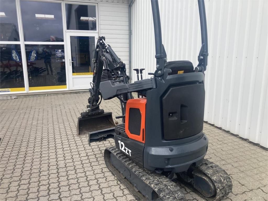 2022 Eurocomach 12ZT mini excavator, rear three-quarter view 2022 Eurocomach 12ZT mini excavator, rear three-quarter view