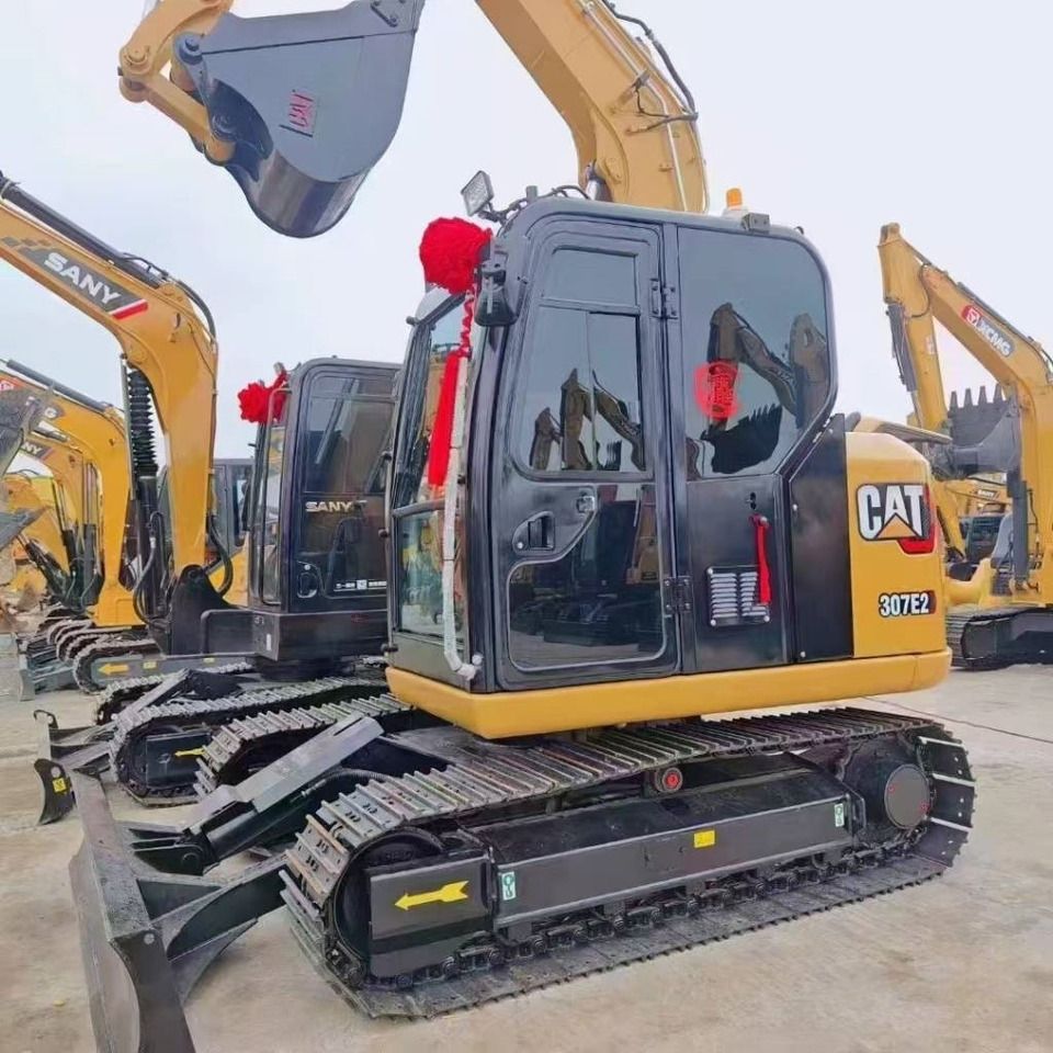 2024 Caterpillar 307E2 mini excavator, side profile view 2024 Caterpillar 307E2 mini excavator, side profile view
