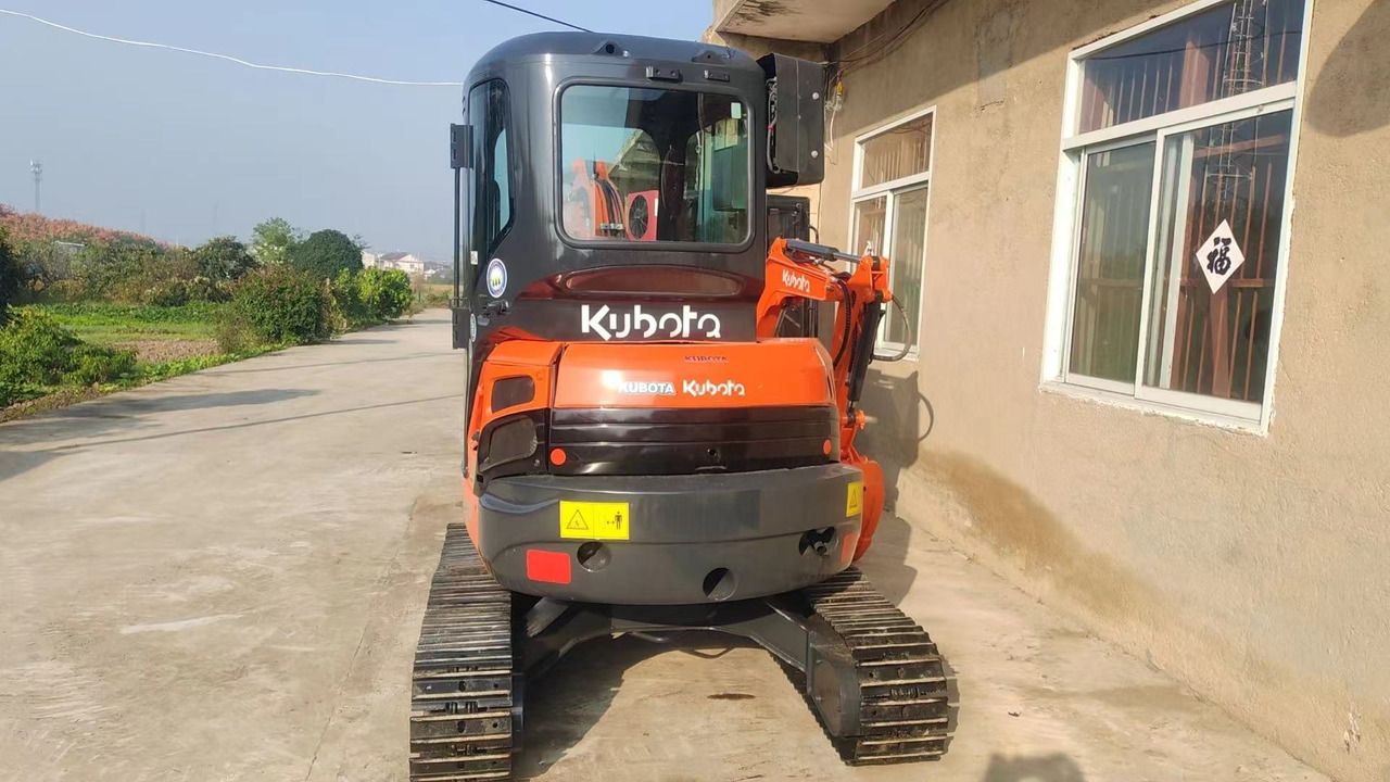 2023 Kubota U35-5 mini excavator rear view 2023 Kubota U35-5 mini excavator rear view