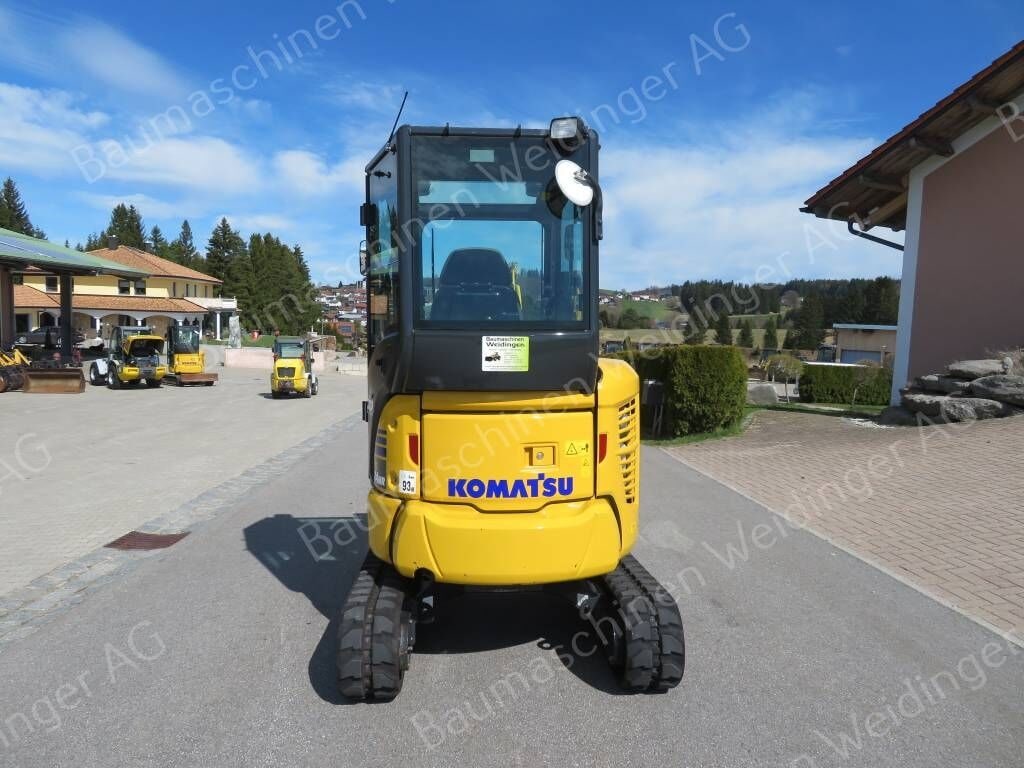 2021 Komatsu PC24MR-5 mini excavator, rear view