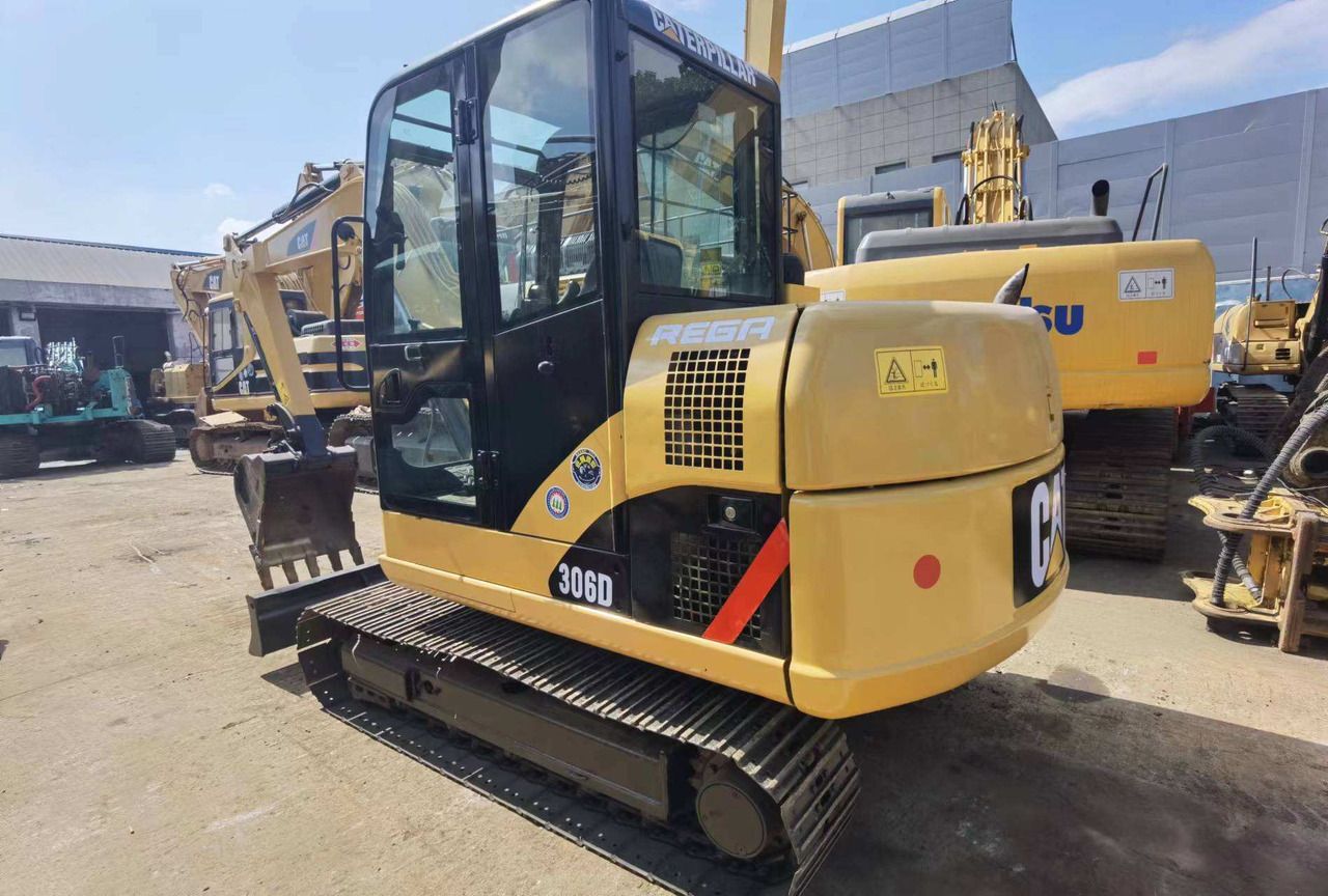 2016 Caterpillar 306D crawler excavator, rear three-quarter view 2016 Caterpillar 306D crawler excavator, rear three-quarter view