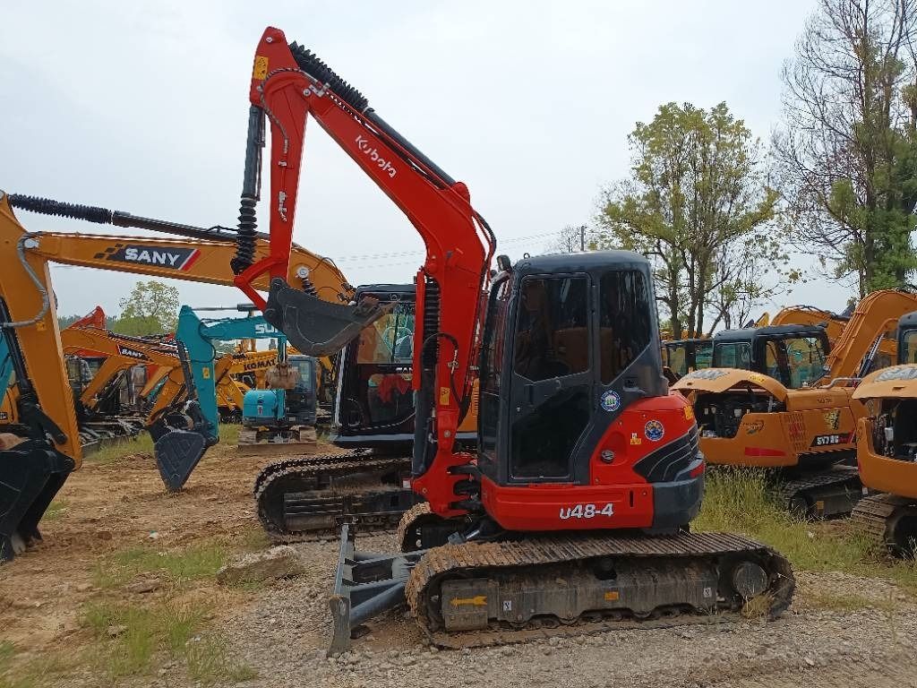 2024 Kubota U48-4 mini excavator, side view 2024 Kubota U48-4 mini excavator, side view