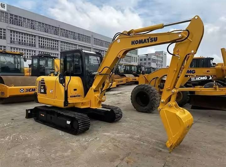 2022 Komatsu PC56-7 mini excavator, side view 2022 Komatsu PC56-7 mini excavator, side view