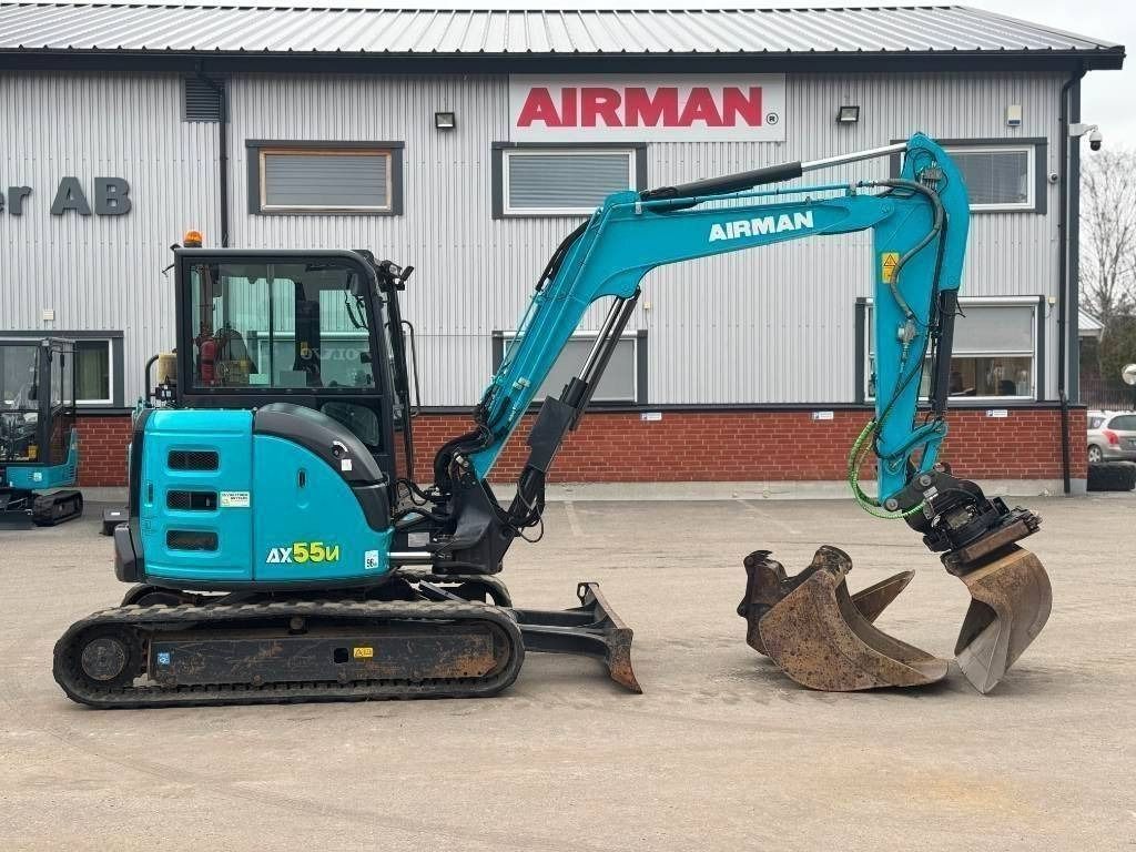 2020 Airman AX55U-7 mini excavator, side view