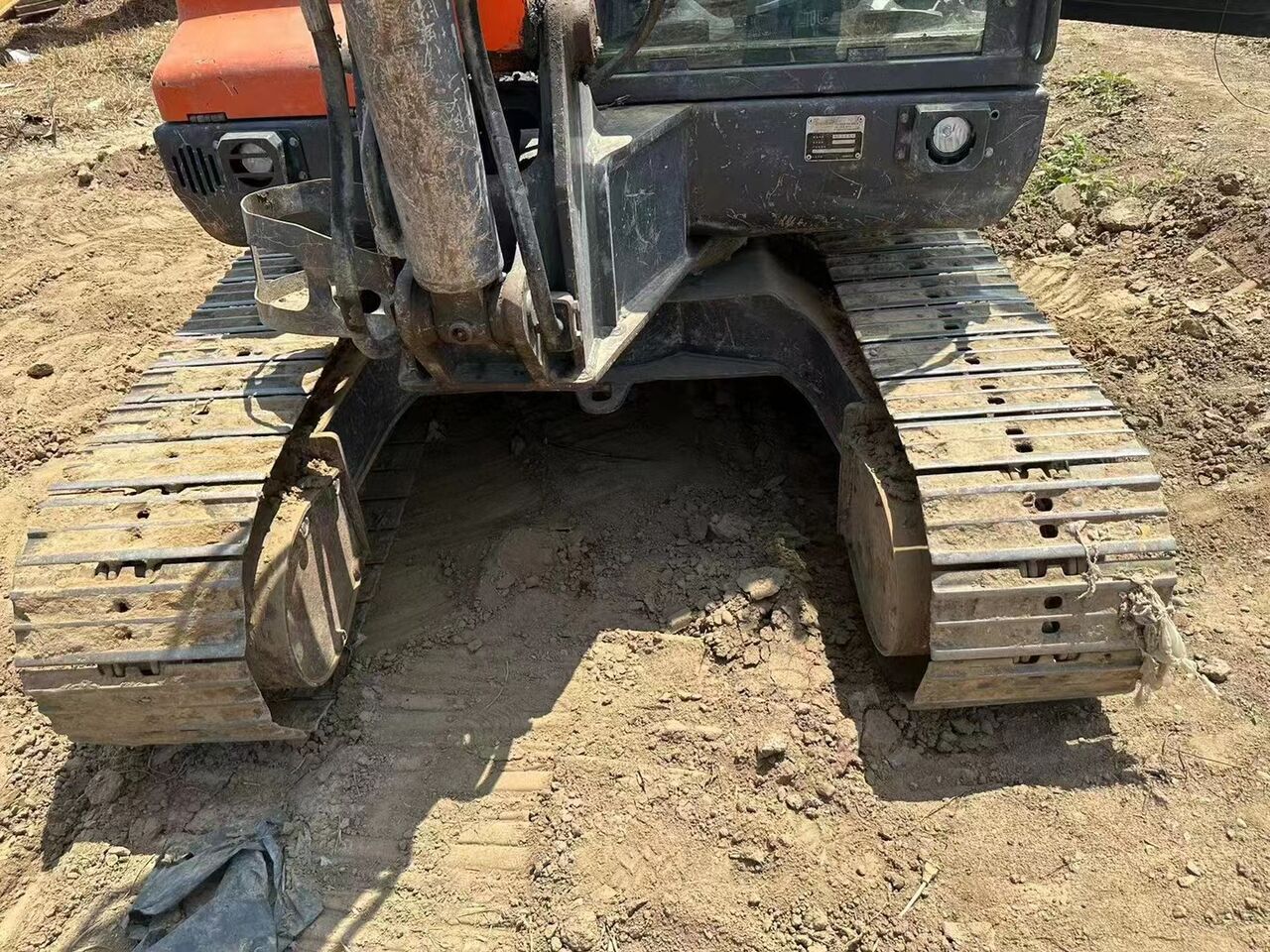 2023 Doosan DX55 mini excavator undercarriage view 2023 Doosan DX55 mini excavator undercarriage view