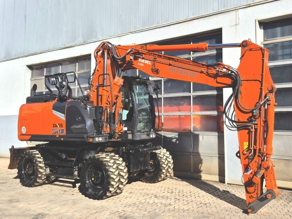 2024 Hitachi ZX180W-7 wheel excavator, side profile view 2024 Hitachi ZX180W-7 wheel excavator, side profile view
