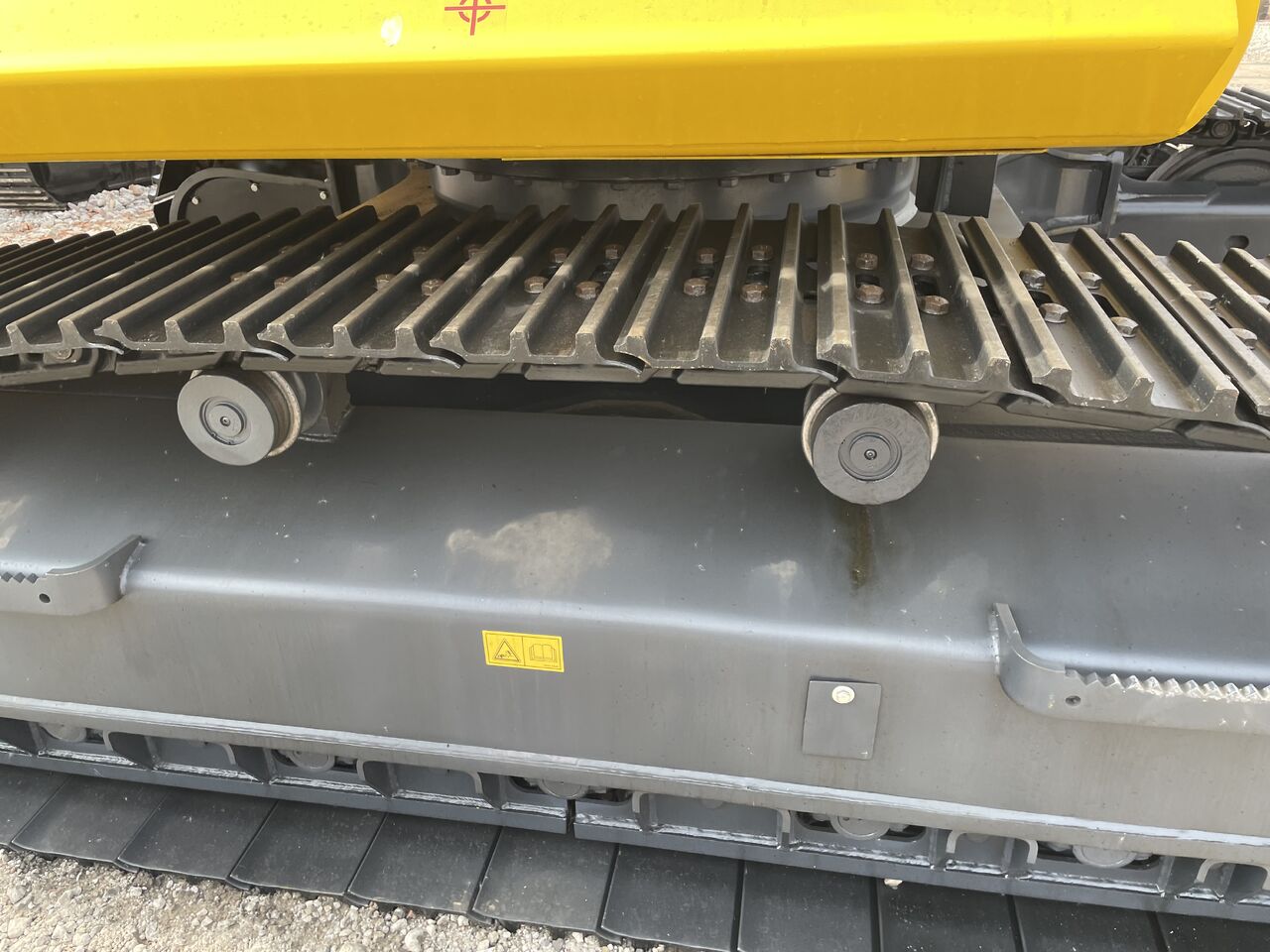 2024 Komatsu PC360 crawler excavator undercarriage detail 2024 Komatsu PC360 crawler excavator undercarriage detail