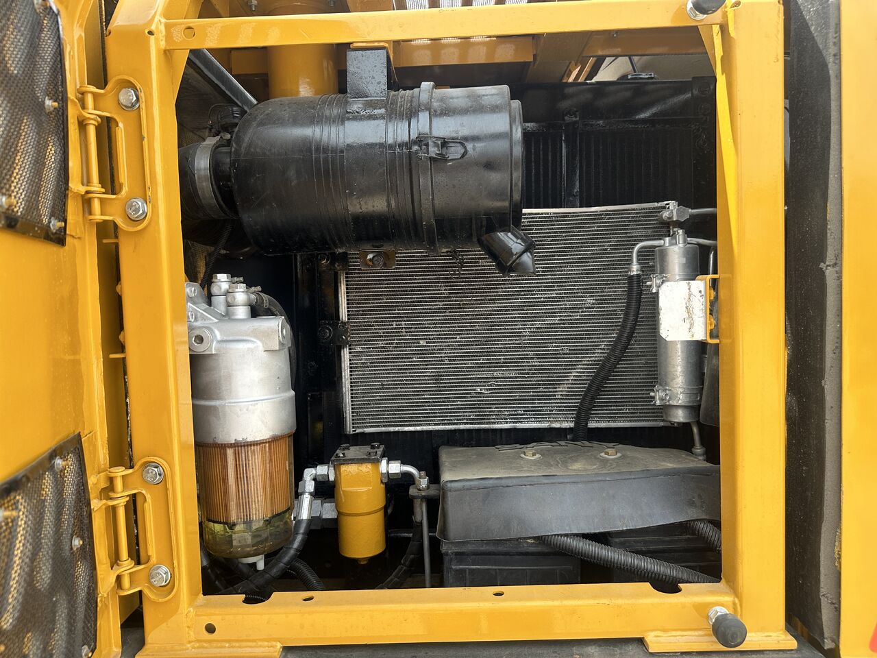 2024 Sany SY95C crawler excavator engine compartment view