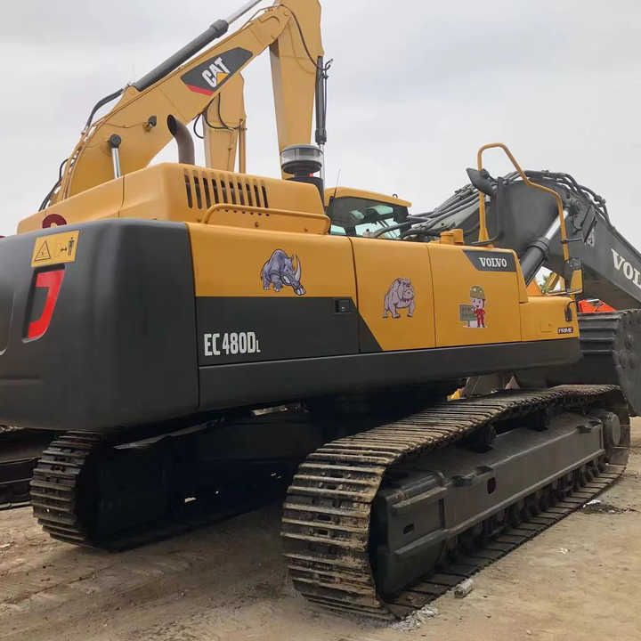 2023 Volvo EC480DL crawler excavator, rear three-quarter view 2023 Volvo EC480DL crawler excavator, rear three-quarter view