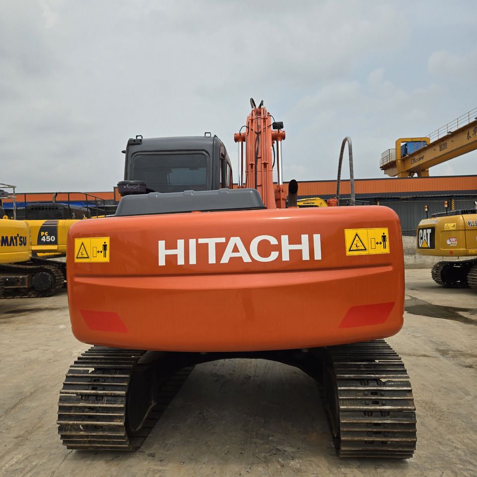 2022 Hitachi ZX120 crawler excavator, rear view