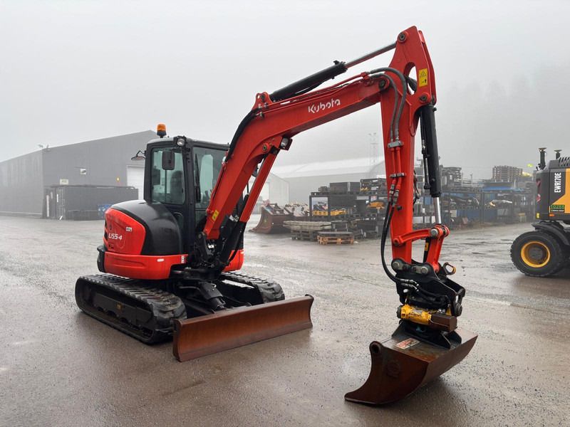 2019 Kubota U55-4 mini excavator, side view 2019 Kubota U55-4 mini excavator, side view