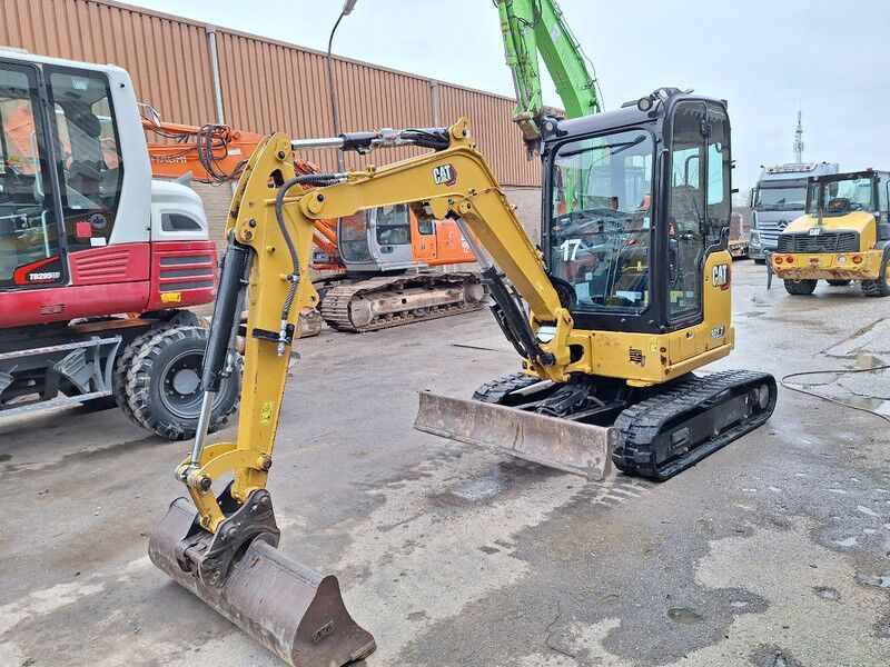 2022 Caterpillar 302.7 mini excavator, front three-quarter view 2022 Caterpillar 302.7 mini excavator, front three-quarter view
