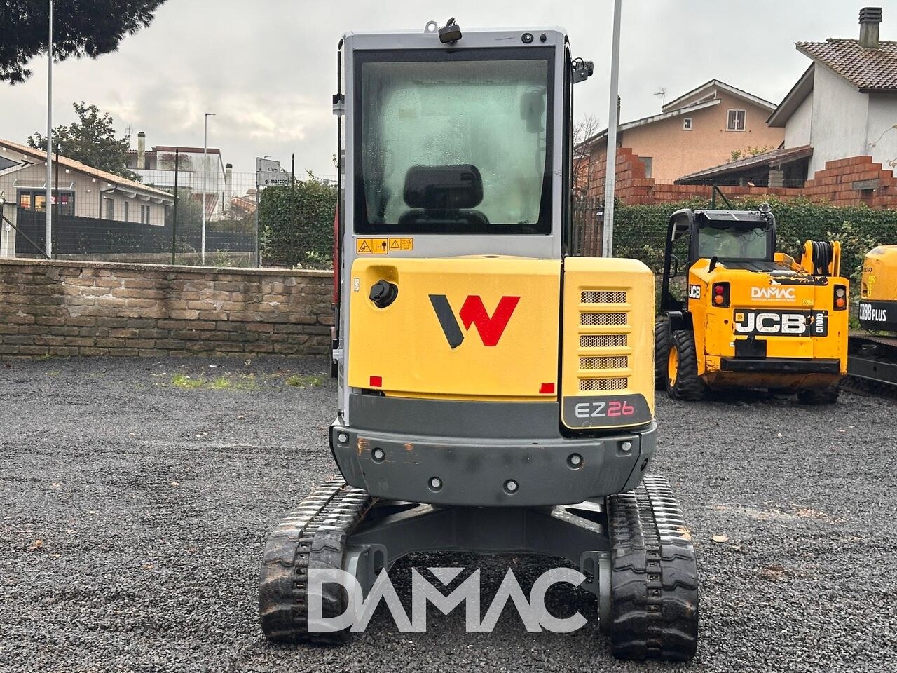 2020 Wacker Neuson EZ26 mini excavator rear view