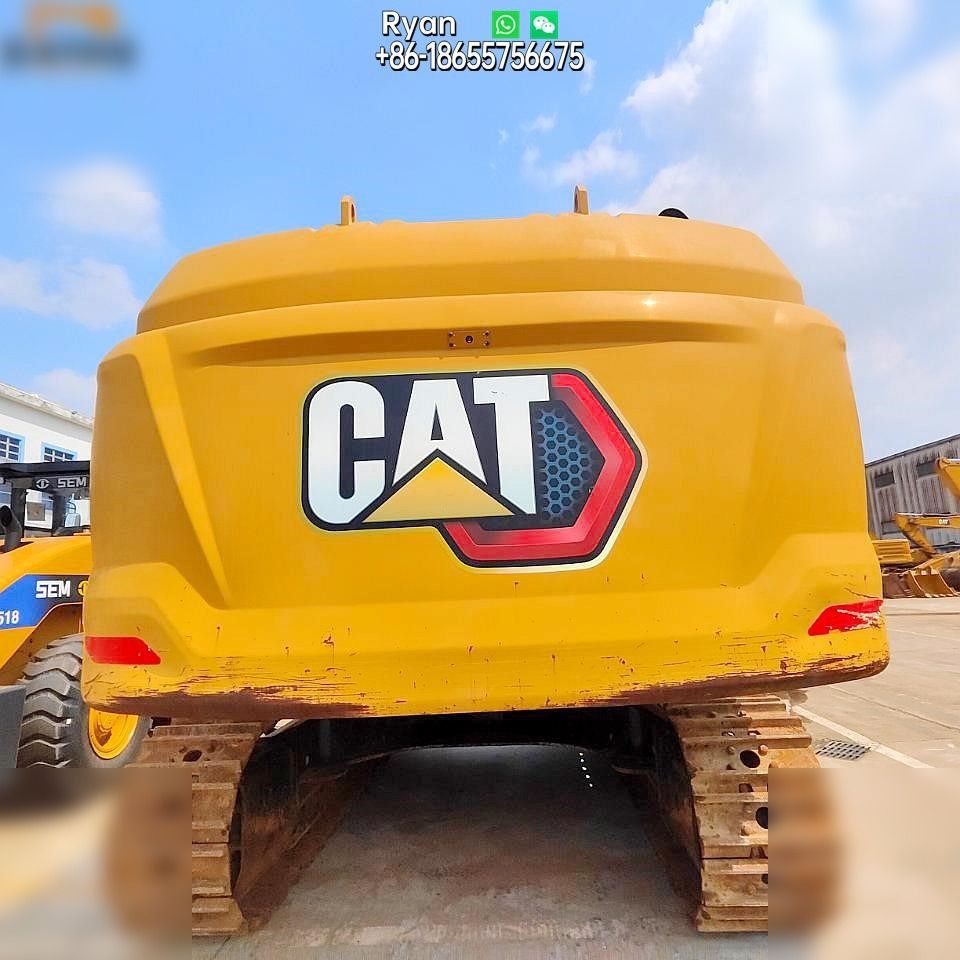 2022 Caterpillar 352 crawler excavator, rear view 2022 Caterpillar 352 crawler excavator, rear view