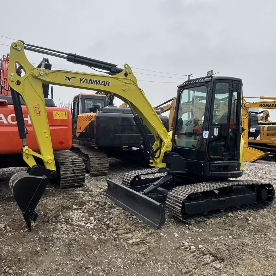 2023 Yanmar VIO35 mini excavator, front three-quarter view