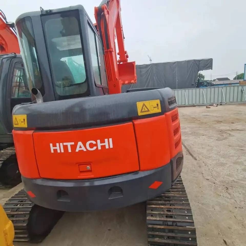 2023 Hitachi ZX60U mini excavator rear view 2023 Hitachi ZX60U mini excavator rear view