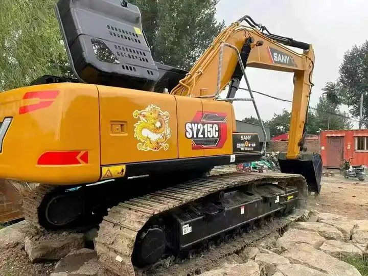 2020 Sany SY215C crawler excavator, rear three-quarter view 2020 Sany SY215C crawler excavator, rear three-quarter view