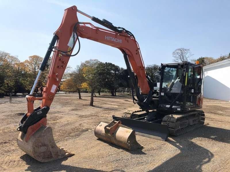 2023 Hitachi ZX95USBRP-7 crawler excavator, side view
