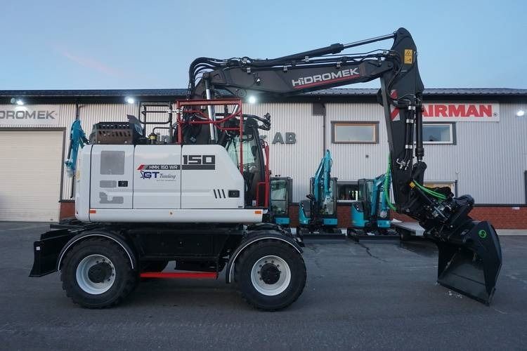 2023 Hidromek HMK 150WR-5 wheel excavator, side view