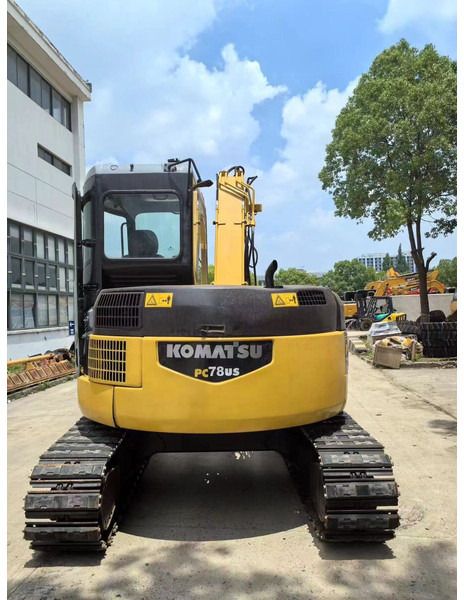 2021 Komatsu PC78US-6 crawler excavator, rear view 2021 Komatsu PC78US-6 crawler excavator, rear view