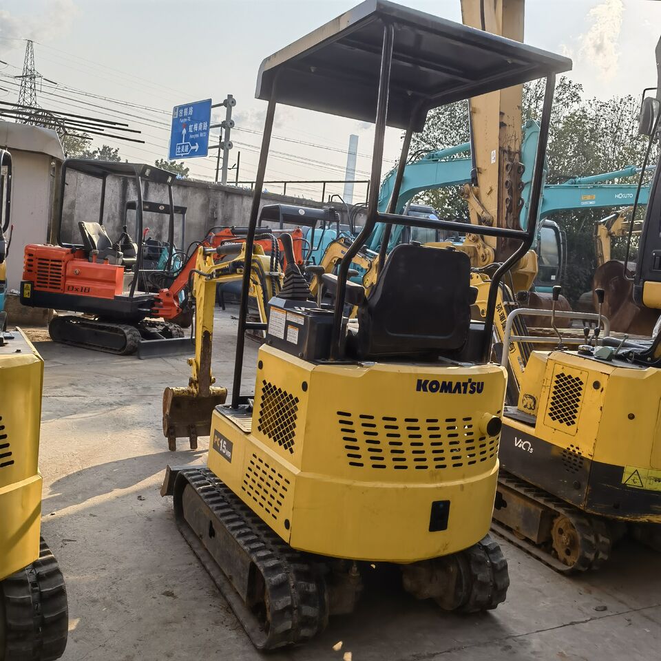 2022 Komatsu PC15MR mini excavator rear view