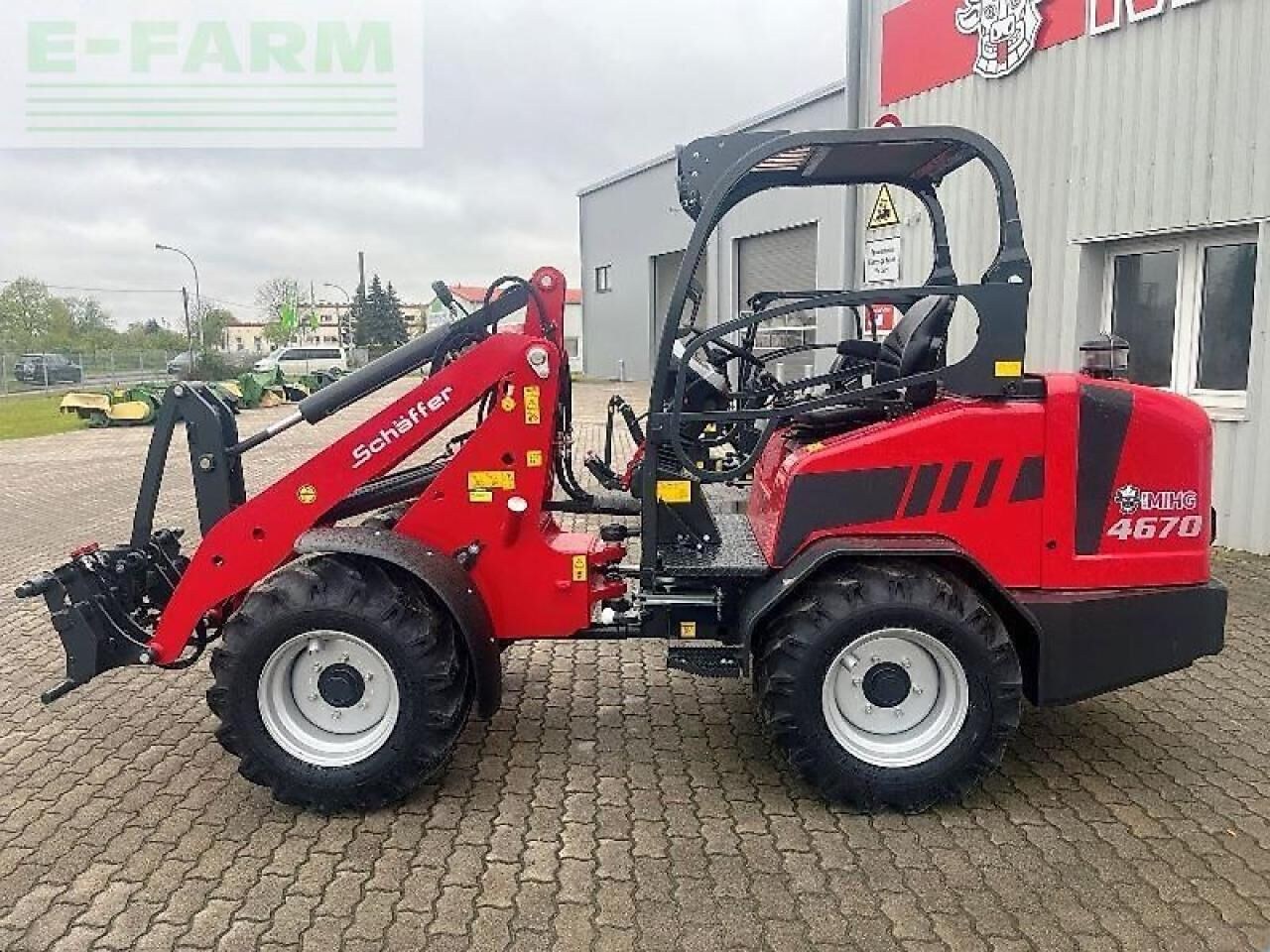 2024 Schäffer 4670 wheel loader, side view 2024 Schäffer 4670 wheel loader, side view