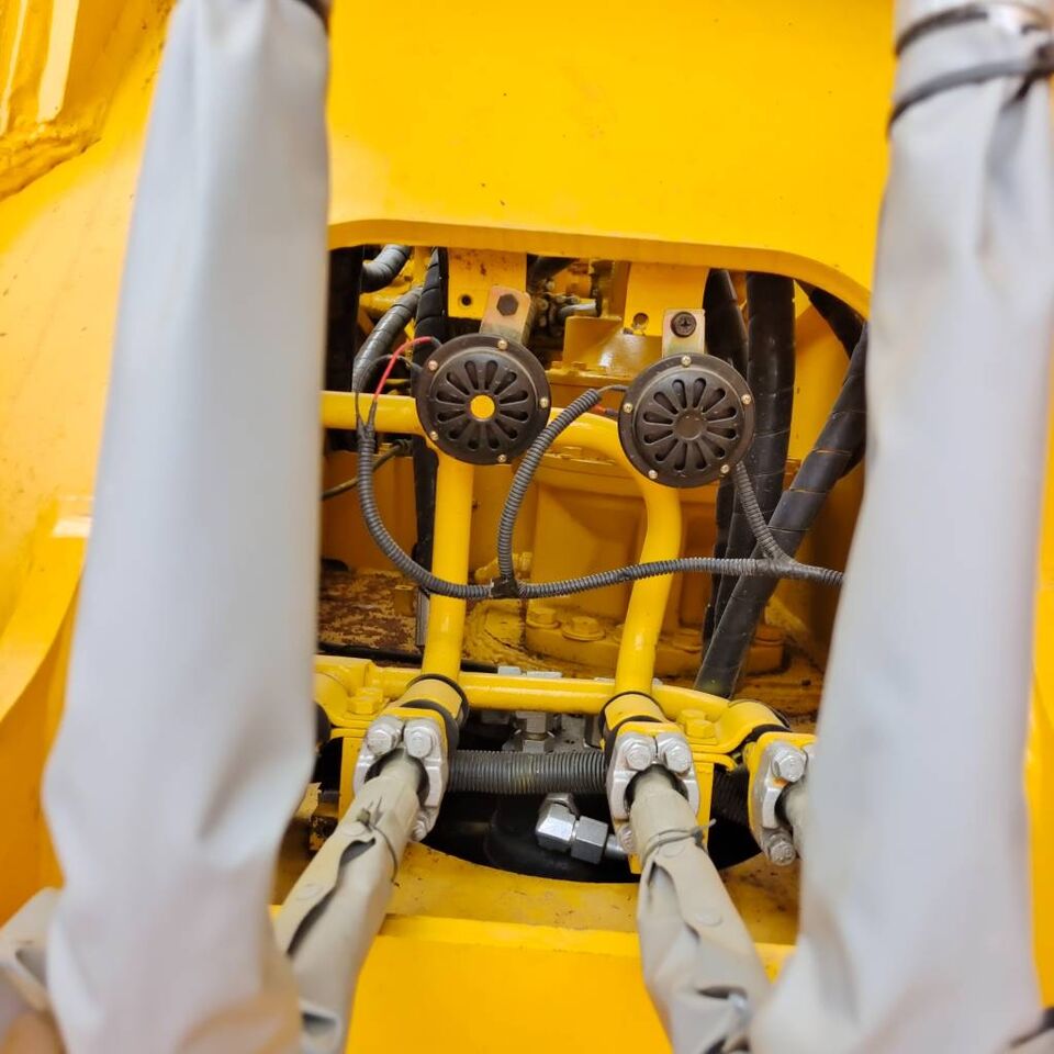 2024 Komatsu PC200 crawler excavator engine compartment detail