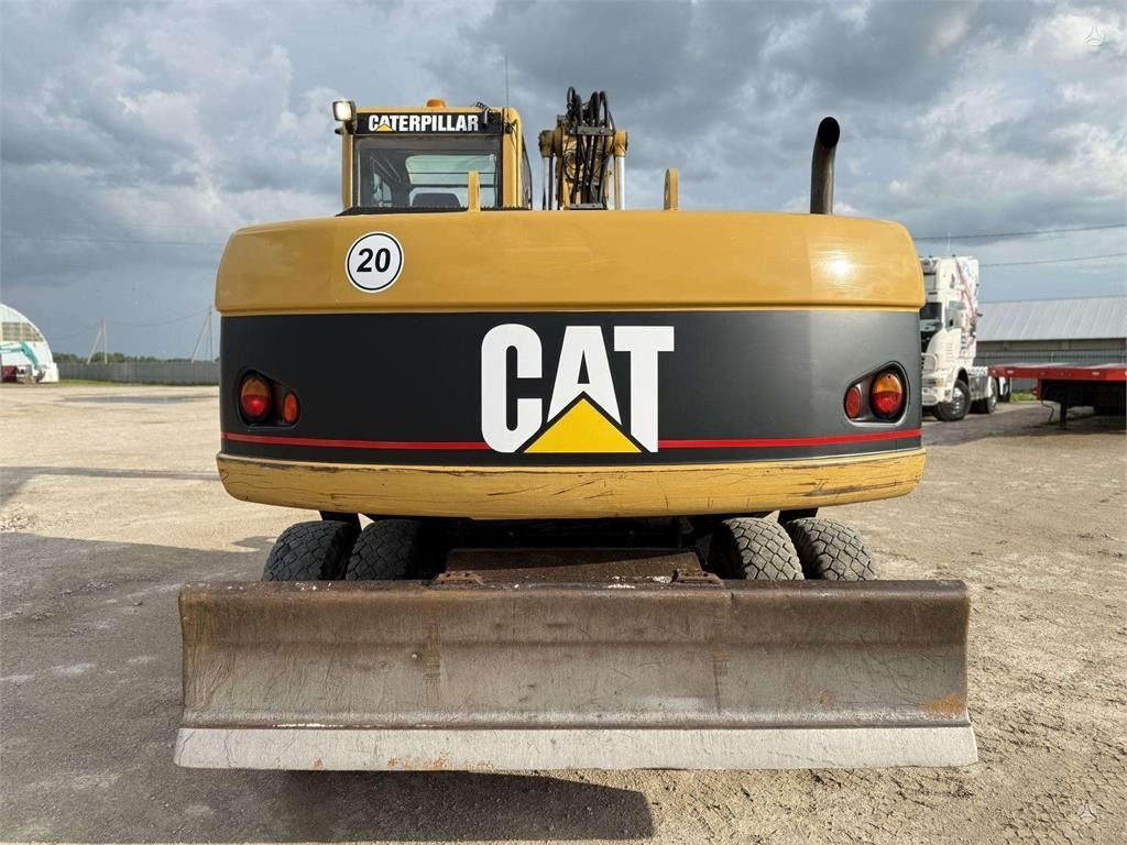 2006 Caterpillar M315C wheel excavator rear view