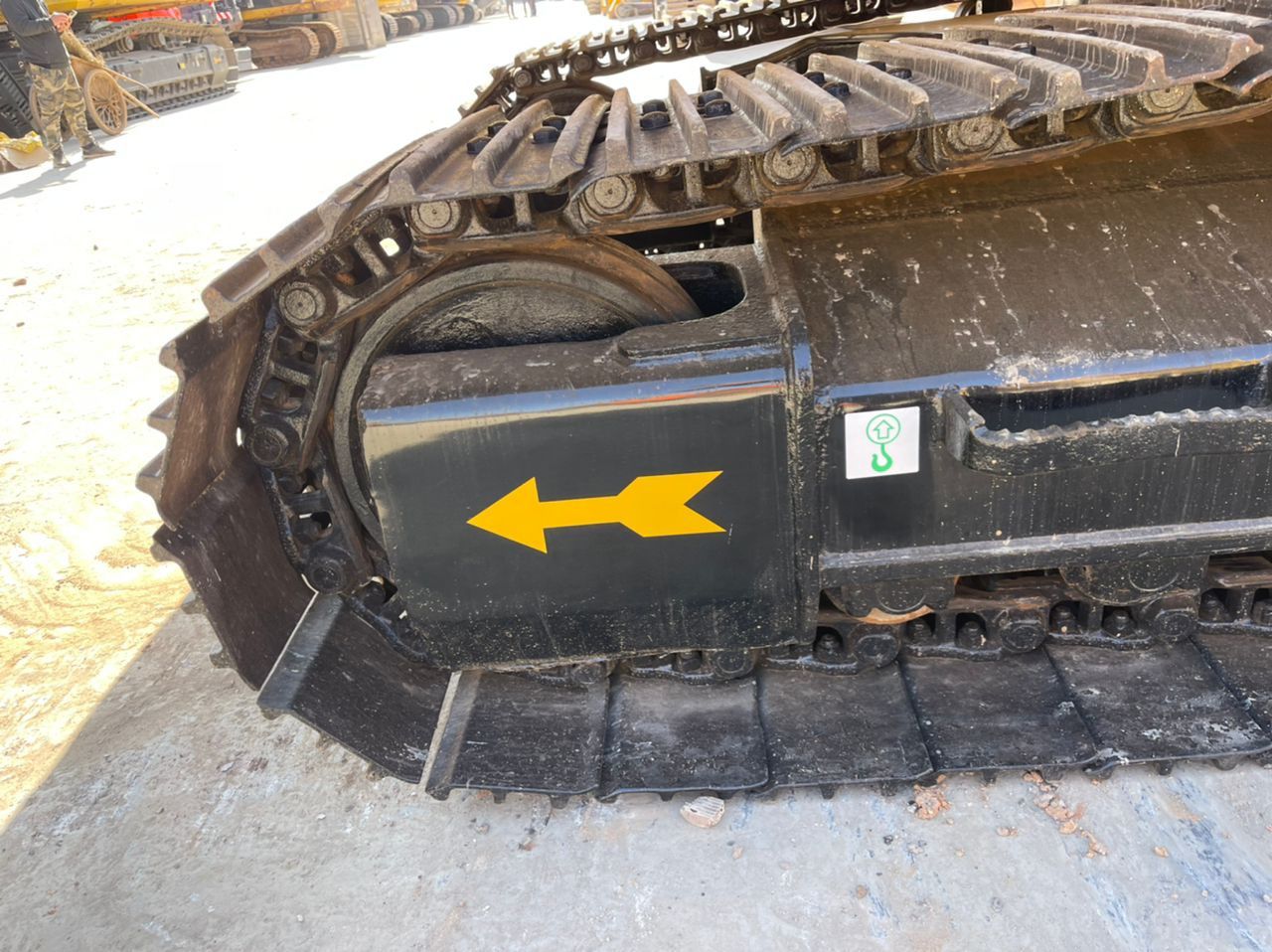 2014 Caterpillar 320CL gąsienicowa koparka szczegół gąsienicy