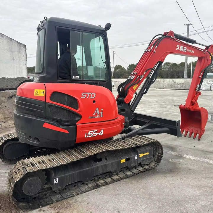 2022 Kubota U55-4 mini excavator, side view