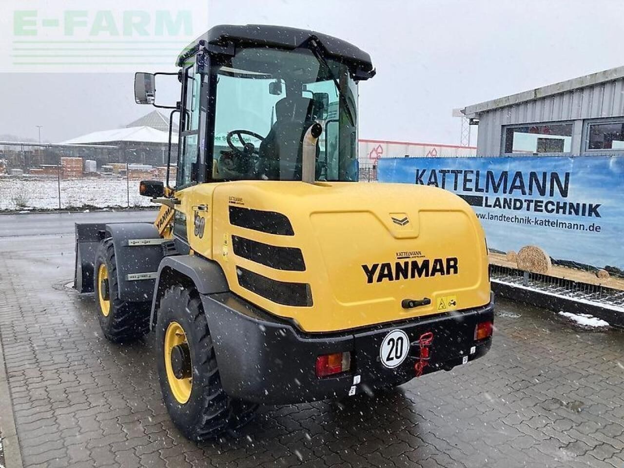 2019 Yanmar V80 wheel loader rear view 2019 Yanmar V80 wheel loader rear view