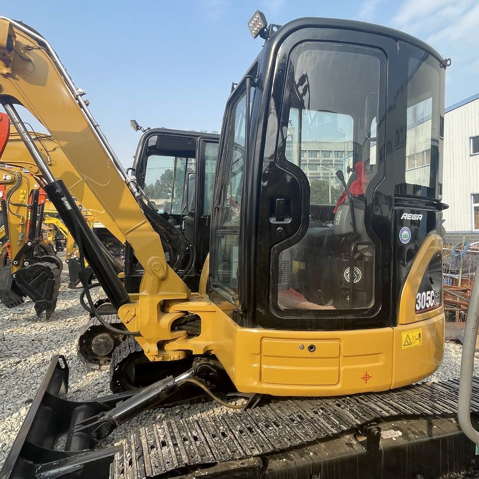 2022 Caterpillar 305CCR mini excavator, side view