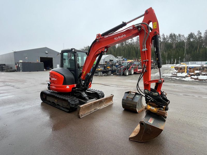 2019 Kubota U55-4 mini excavator, side profile view 2019 Kubota U55-4 mini excavator, side profile view